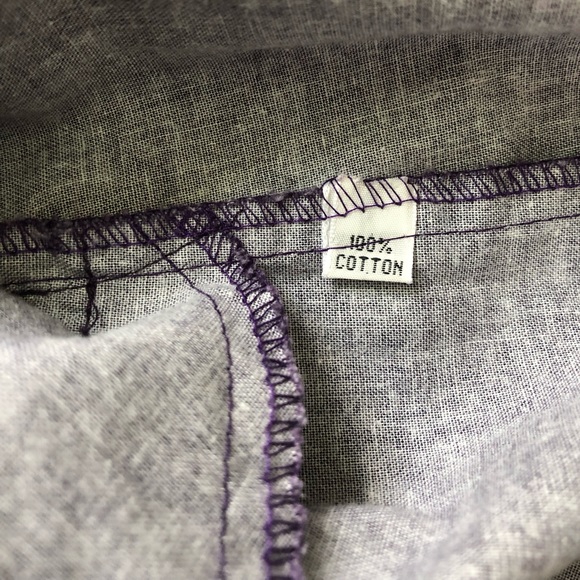 •SUNHEE MOON• SF Designer Purple Cotton Dress - Picture 8 of 8